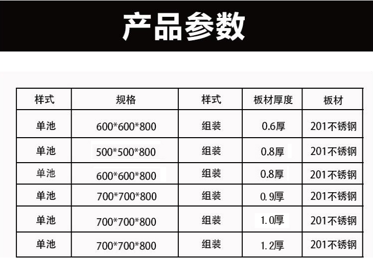 單星盆規(guī)格型號