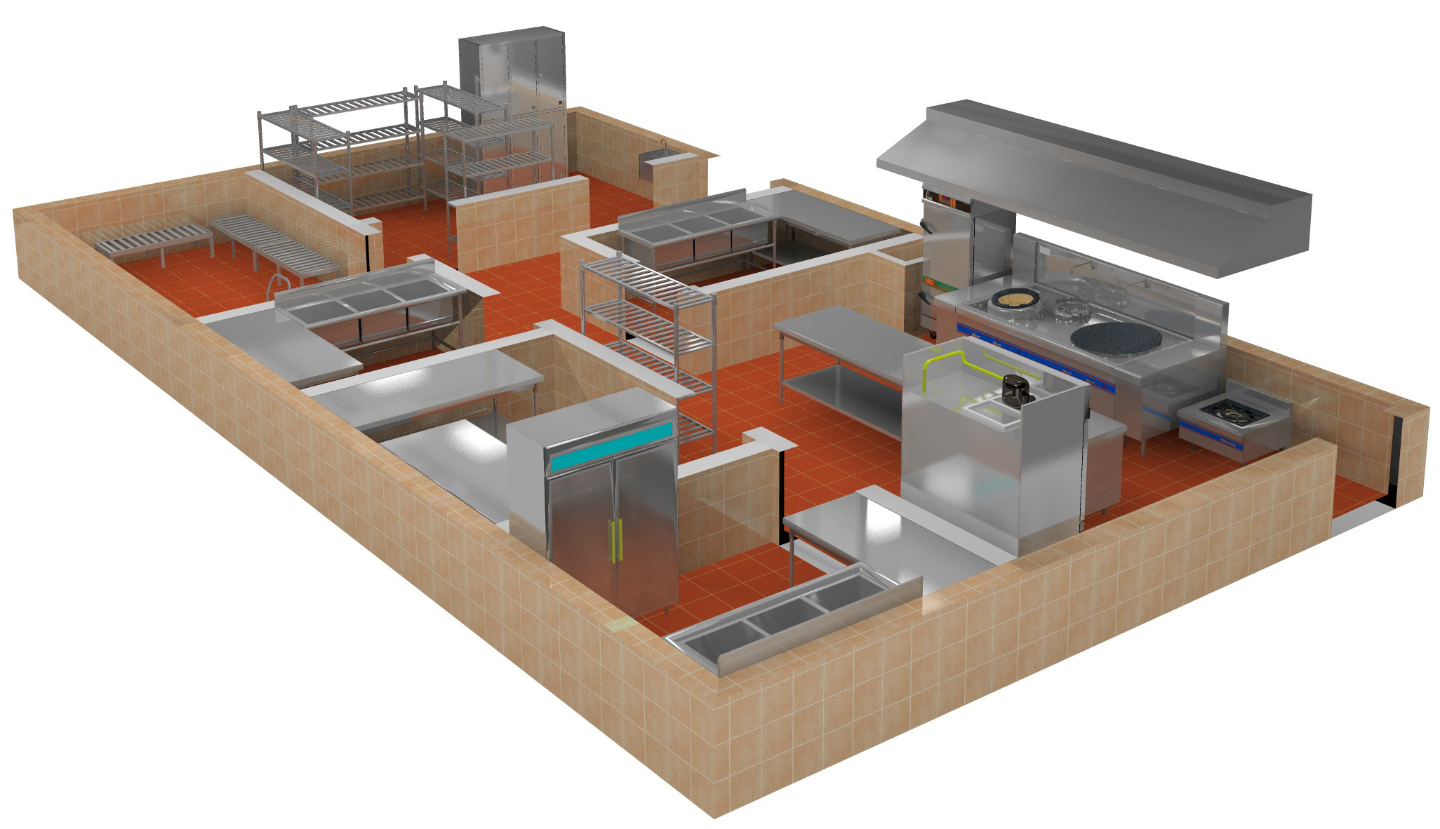 商用廚房設(shè)計圖2